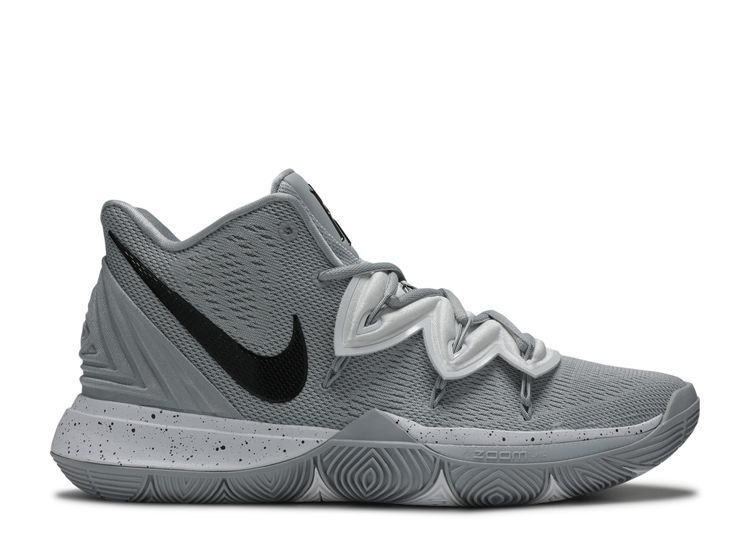 kyrie 5 grey and black