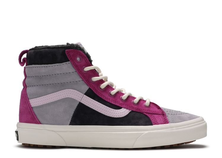 lilac high top vans