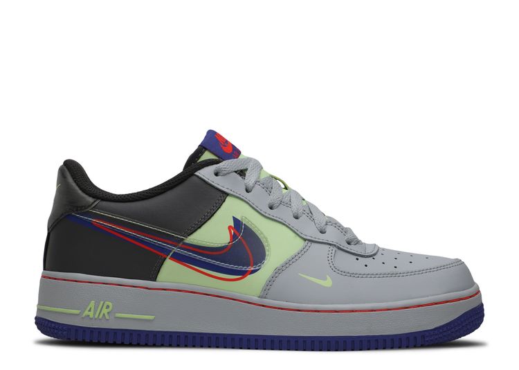 Air Force 1 Low GS 'Dunk It' - Nike - CT1628 001 - grey/violet/white |  Flight Club