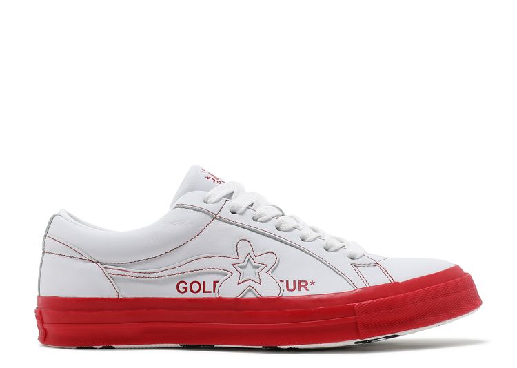 Golf Fleur X One Star Ox 'Racing Red' - Converse - 164026C - white/antique white/racing red | Flight Club