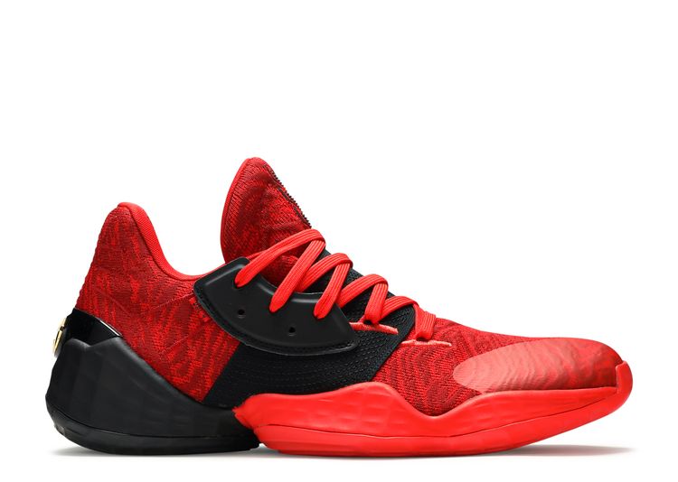 Harden Vol. 4 'Power Red' - Adidas - EF0999 - core black/power red ...