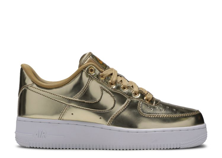 Men's shoes Nike Air Force 1 High Retro QS Metallic Gold/ White