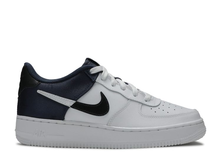 Nike Air Force 1 LV8 GS (White/White/Midnight Navy