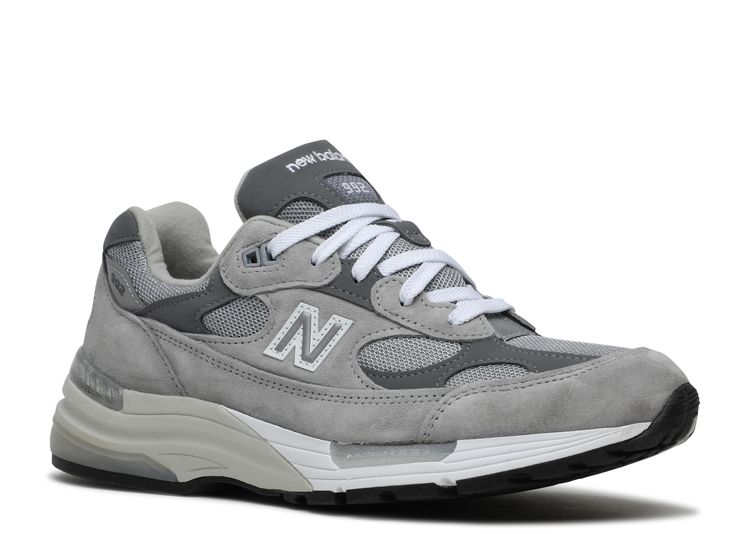 new balance 992 grey white