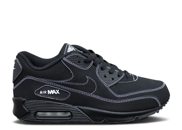 verzameling schommel Poort Air Max 90 'Black White Stitching' - Nike - 309299 901 - black/black/white  | Flight Club