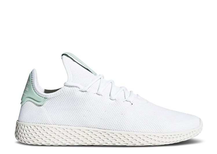 Adidas Mens Pharrell Williams Tennis HU Sneaker Shoes White CQ2168