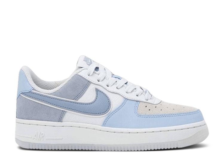 Nike Air Force 1 Low Premium Off White Light Armory Blue 896185