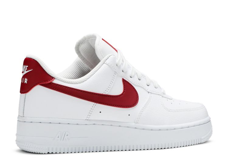 nike air force 1 07 white noble red