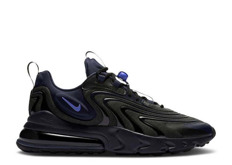 Nike Air Max 270 React Eng Black Sapphire Mens Running Shoe CD0113-001