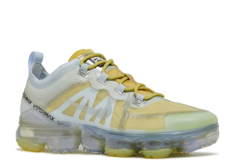 Nike Air VaporMax 2019 PlatinumWhiteOrange Sneakers