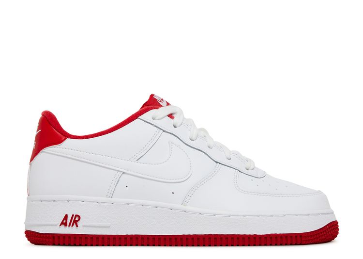 Buy Air Force 1 GS 'White University Red' - CD6915 101