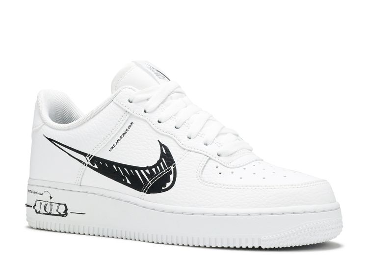 nike air force 1 low sketch white