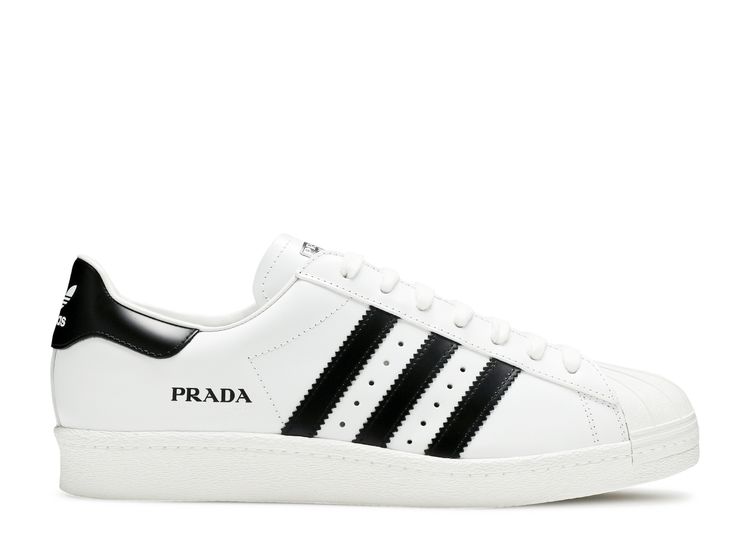 Prada X Superstar 'White Black' - Adidas - FW6680 - core white