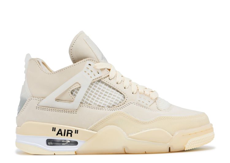 Off-White x Wmns Air Jordan 4 Retro SP 'Sail'