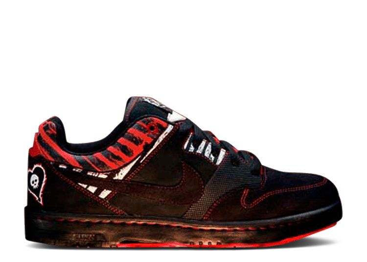 Trio X Air Zoom Cush Premium 6.0 'Heart And Nike - 335720 001 - black/black/university red | Club