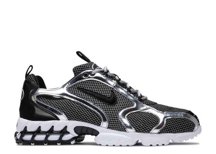 stussy x nike air zoom spiridon caged