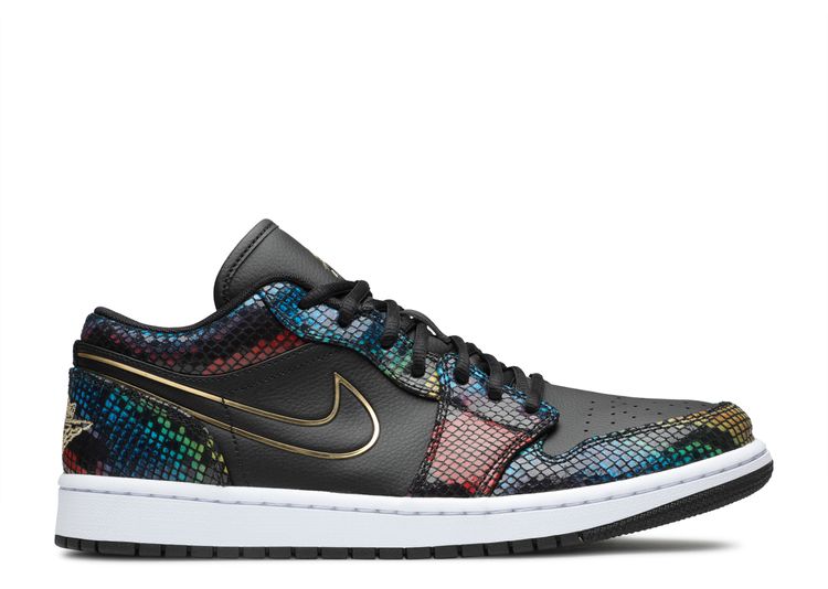 air jordan 1 low multi snakeskin