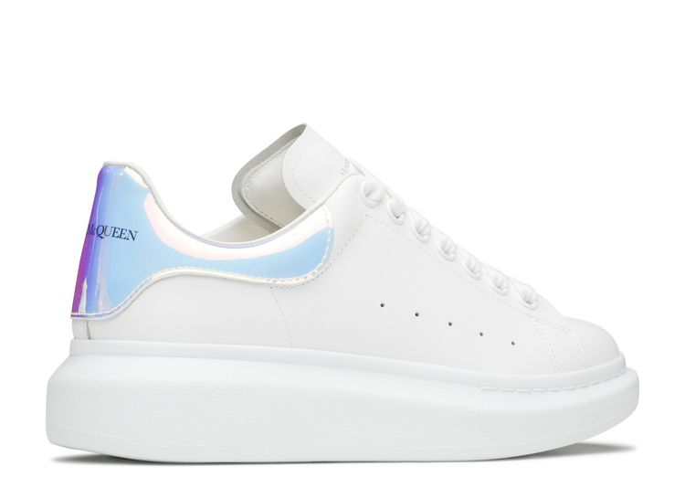 Alexander McQueen Oversized Sneaker 'White Iridescent' - Alexander ...