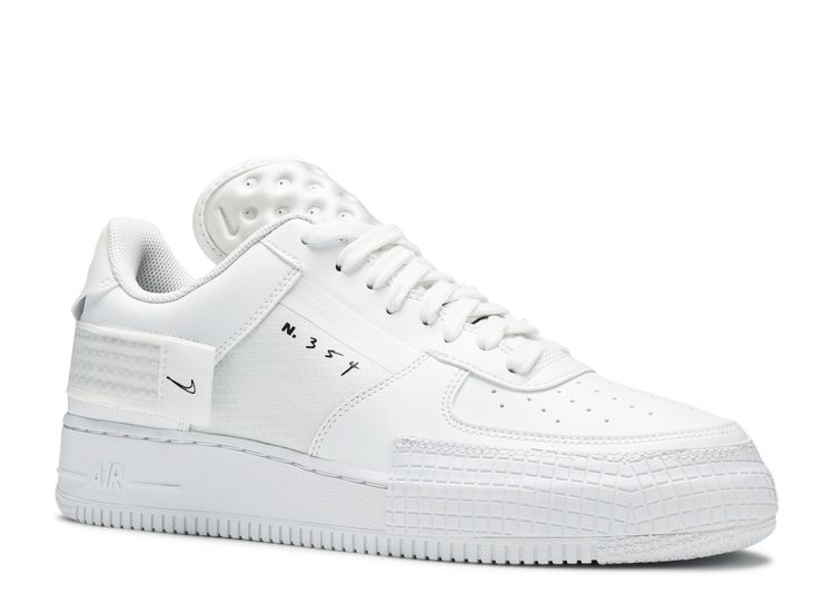 air force 1 white type