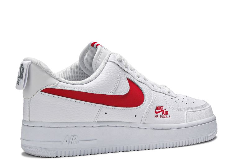 nike air force red and white