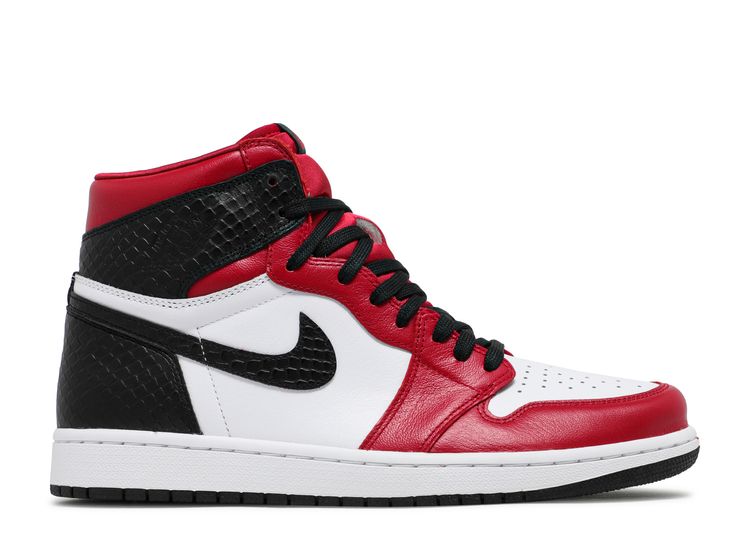 black and red jordan 1 womens