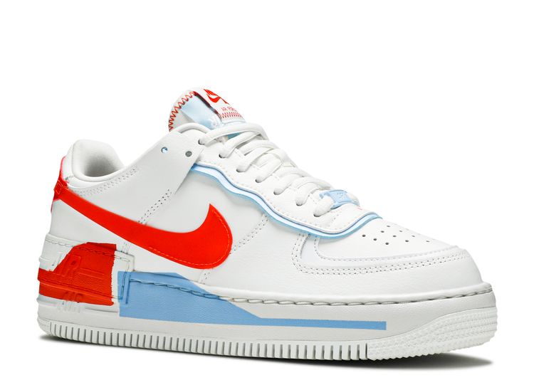 air force 1 shadow blue and orange