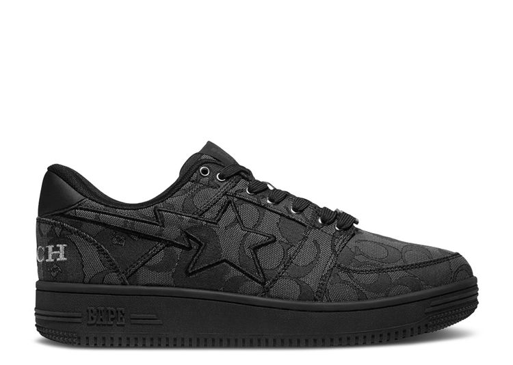 Coach X Bapesta Jacquard 'Black' - BAPE - 1G23191901 BK - black