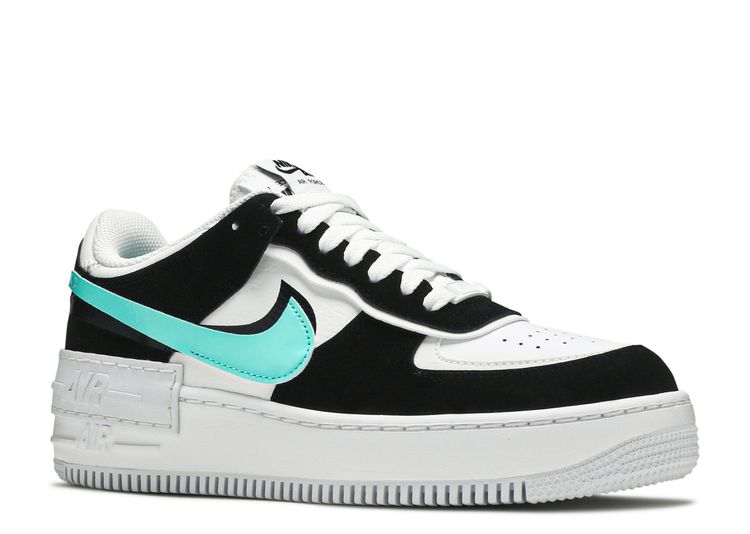 nike air force 1 shadow black and white