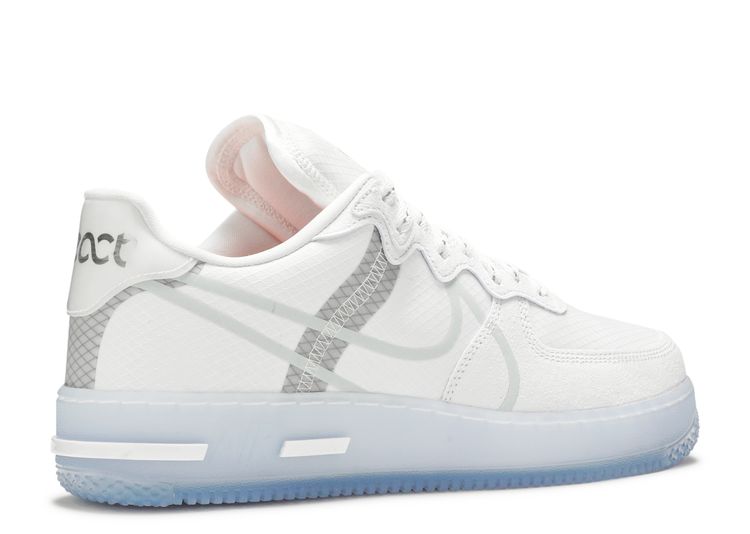 nike air force 1 react white ice for sale