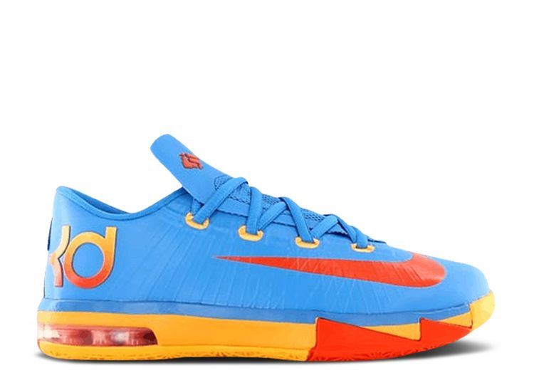 blue and orange kd 6