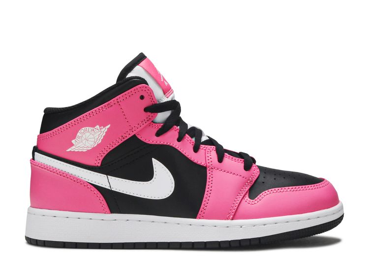 new black and pink jordans