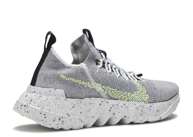 Space Hippie 01 'Grey Volt' - Nike 