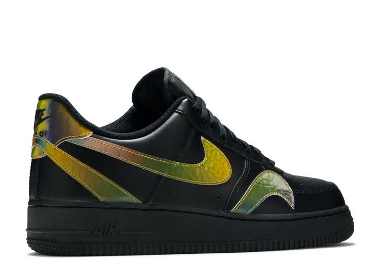 Nike Air Force 1 Low Misplaced Swooshes Black Multi Men's - CK7214