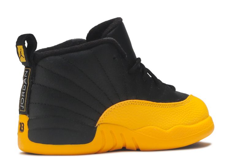 jordan's 12 black and yellow