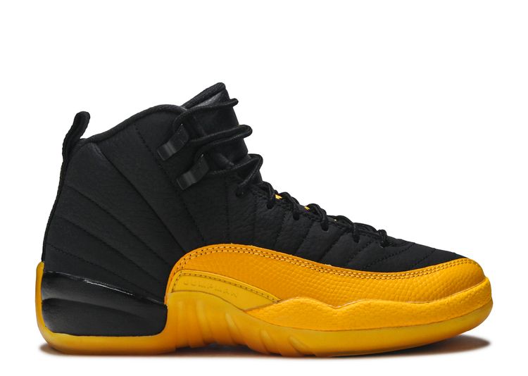 yellow and black jordan 12 grade school