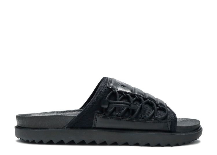 nike asuna slide triple black