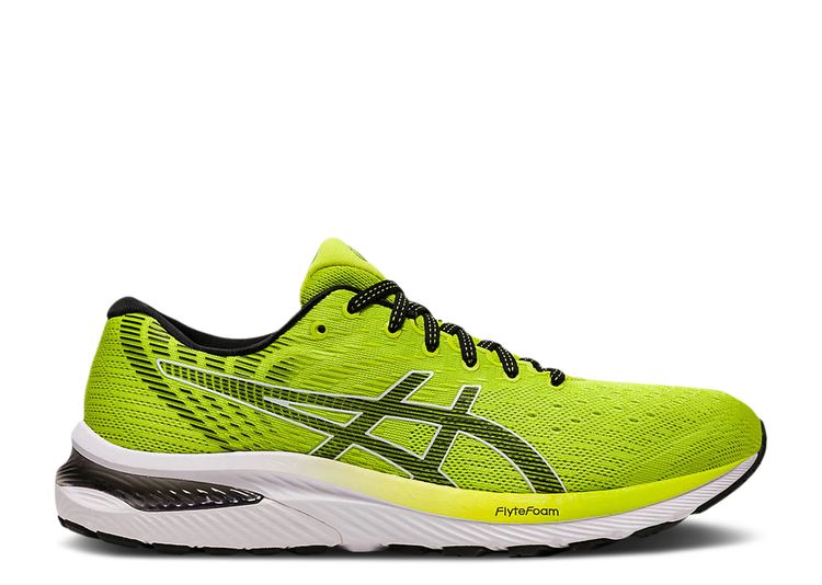 asics gel cumulus 22 lime zest