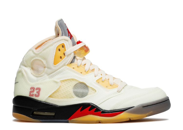 Off-White x Air Jordan 5 SP 'Sail'