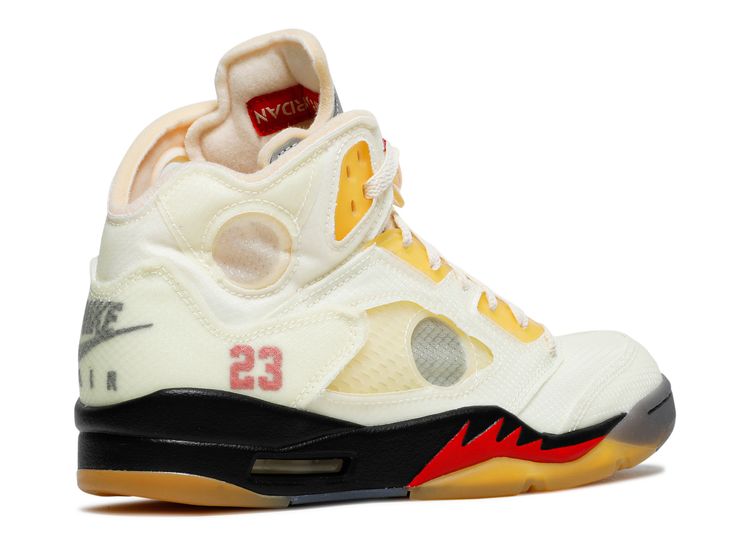 Off-White x Air Jordan 5 SP 'Sail'