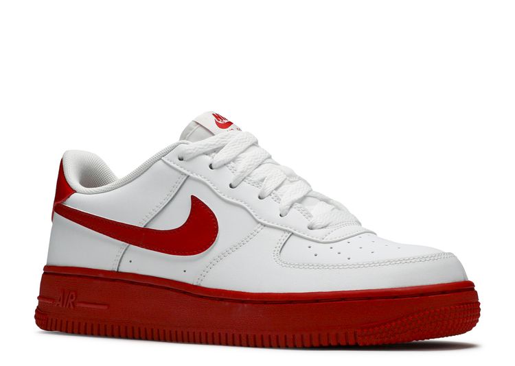 Air Force 1 GS 'White Red Sole' - Nike - CV7663 102 - white/university ...