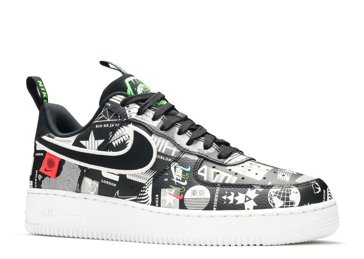 Nike Air Force 1 Low '07 Worldwide Pack Black