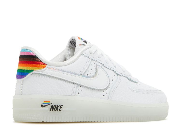 Air Force 1 PS 'Be True' - Nike - CW7439 100 - white/white/multi-color ...