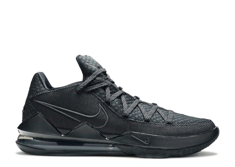 LeBron 17 Low 'Triple Black' - Nike - CD5007 003 - black/black