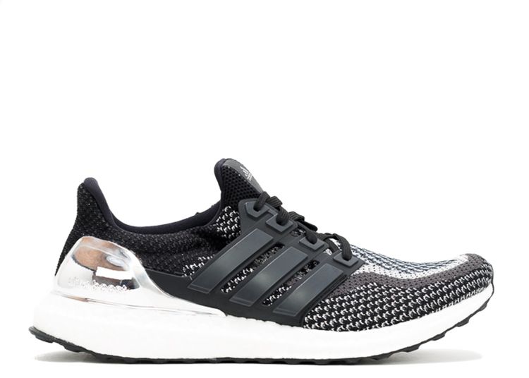ultra boost black and silver