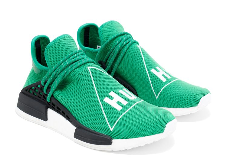 adidas human race green