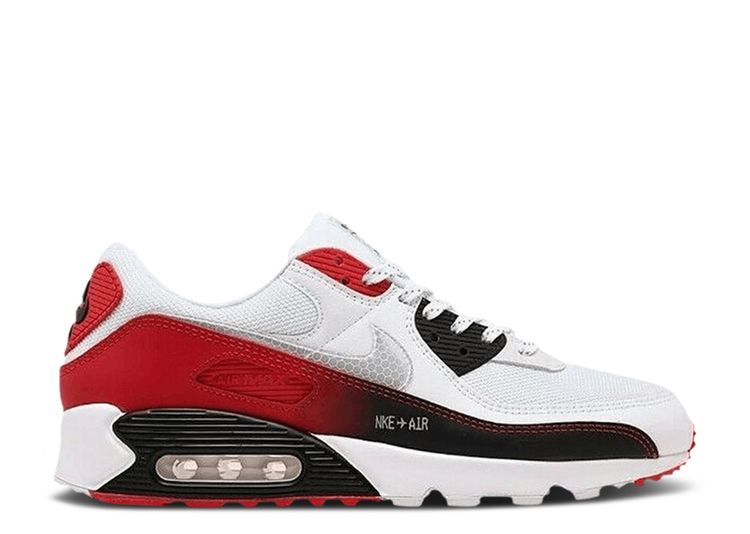 nike air max red and black and white