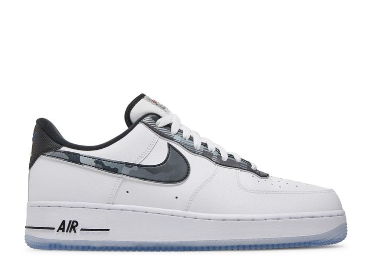 Force 1 Low 'Remix Pack' - Nike DB1997 100 - white/black/pure silver | Flight