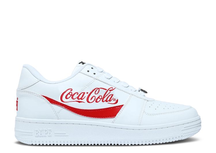 Coca-Cola x Bapesta Low 'White'