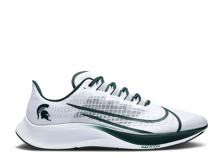 Michigan State Spartans Nike Unisex Pegasus 37 Running Shoes - White