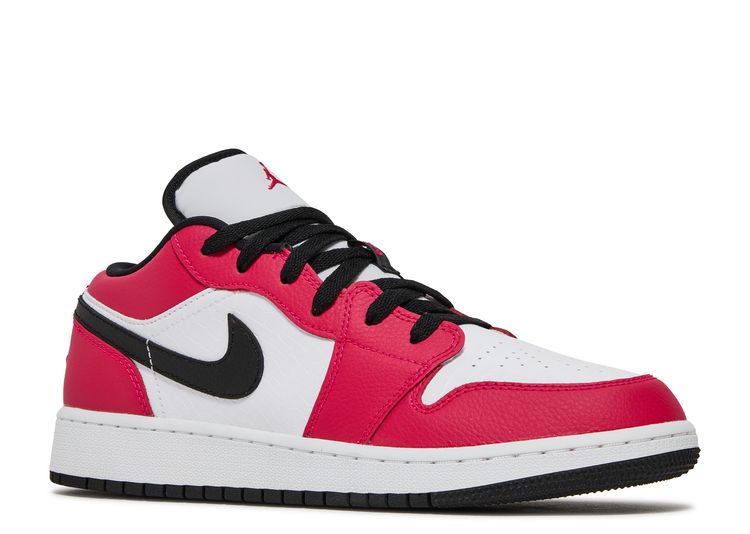 Air Jordan 1 Low GS 'Rush Pink' - Air Jordan - 554723 600 - rush pink ...